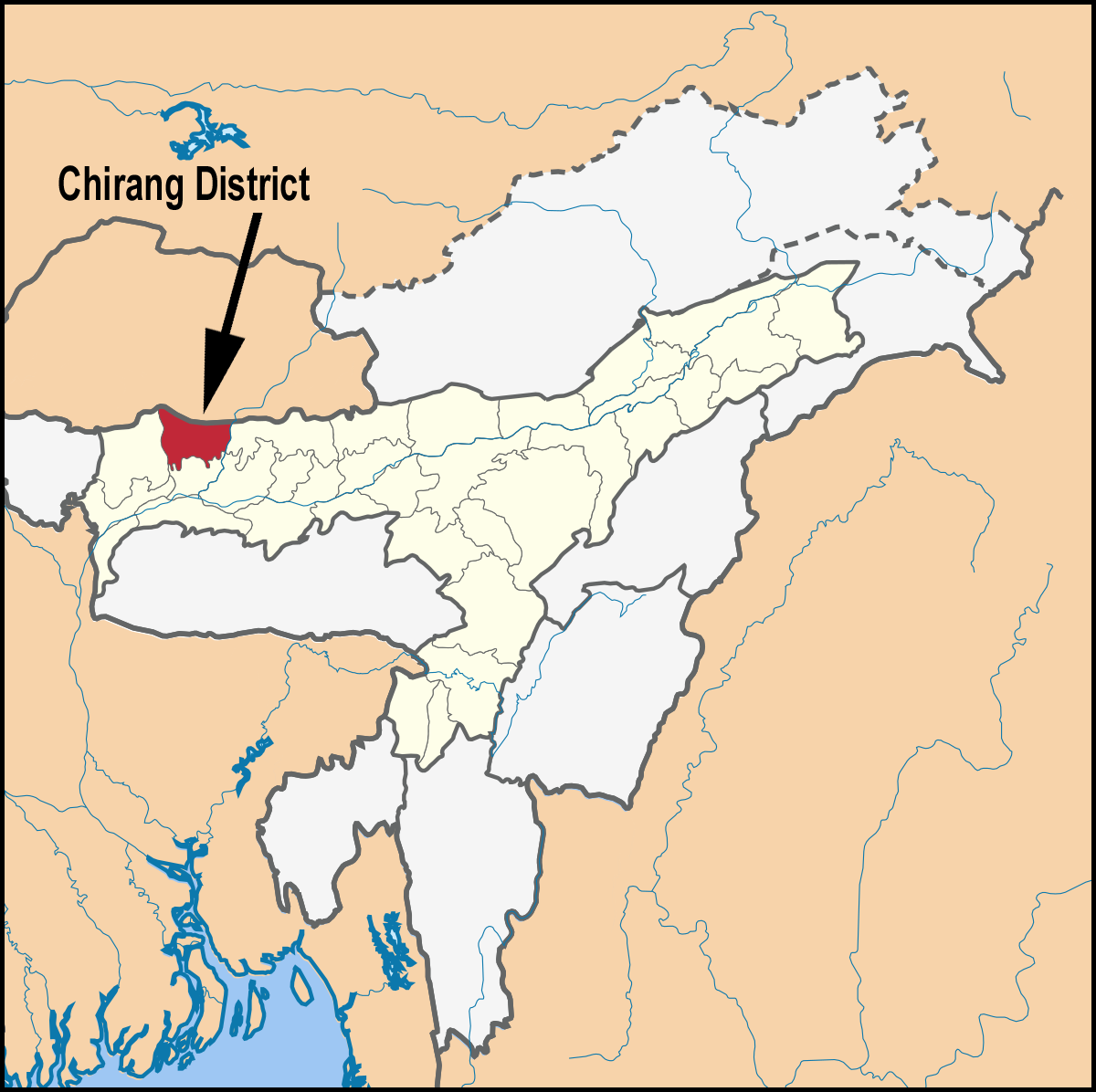 Chirang Map